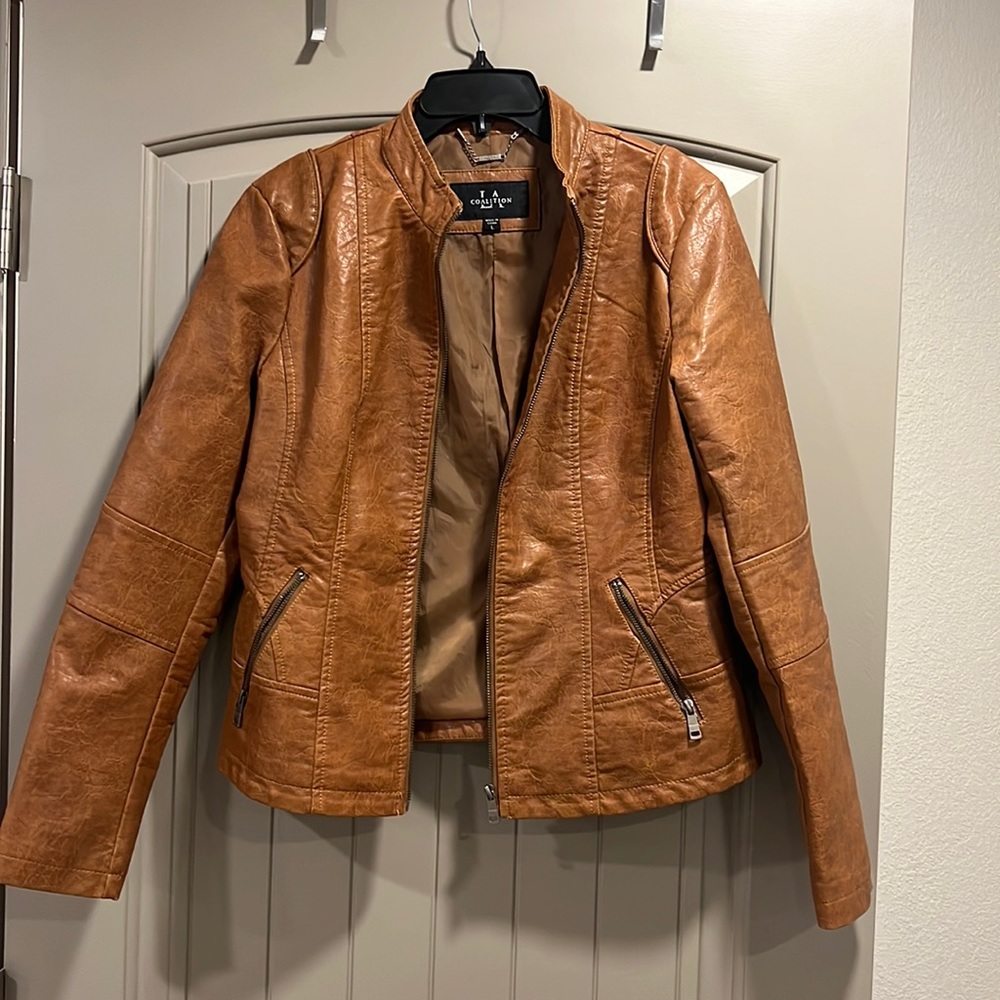 Coalition cognac jacket